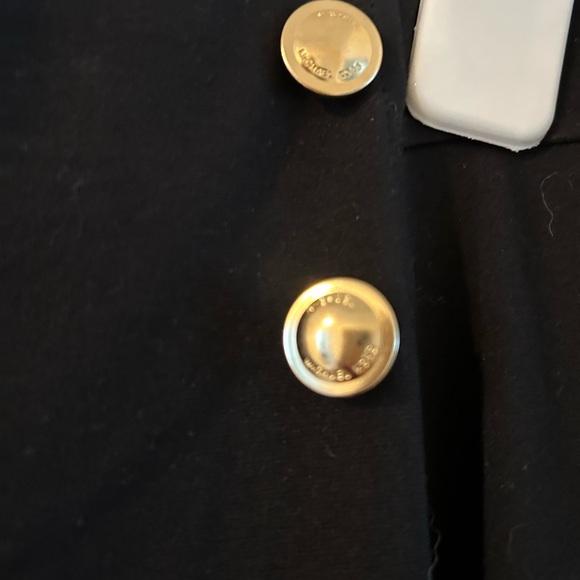 MICHAEL Michael Kors Black Trousers with Gold Accents - Picture 3 of 10